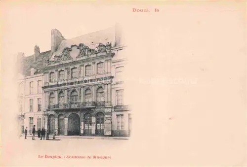 AK / Ansichtskarte DOUAI 59 Nord Le-Dauphin Académie-de-Musique Fassade Barockfassade Gebaeude