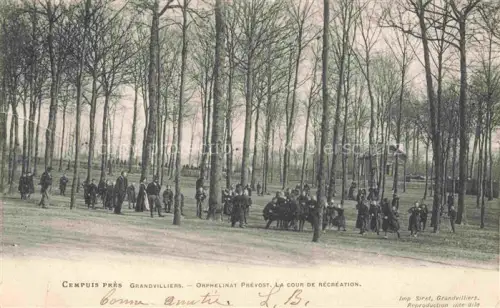 AK / Ansichtskarte Cempuis BEAUVAIS 60 Oise Orphelinat-Prévost Cour-de-récréation Park Kinder Baeume Allee