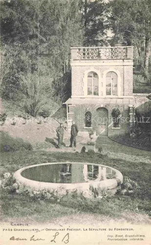 AK / Ansichtskarte Cempuis BEAUVAIS 60 Oise Orphelinat-Prévost Sépulture-du-Fondateur Bassin Gartenhaus Park Maenner