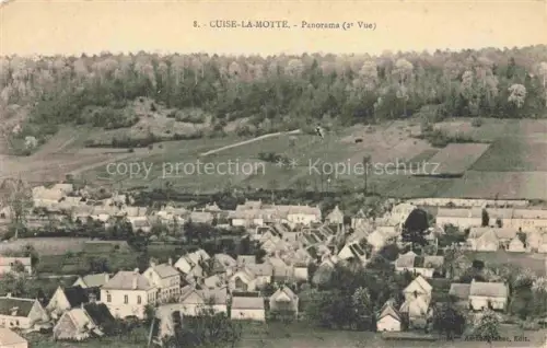 AK / Ansichtskarte Cuise-la-Motte COMPIEGNE 60 Oise Daecher Dorf Felder Wald Huegel Baeume