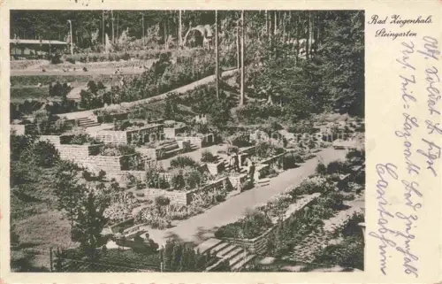 AK / Ansichtskarte Bad Ziegenhals Glucholazy PL Steingarten Gartenanlage Terrassen Baeume Wald Parkanlage
