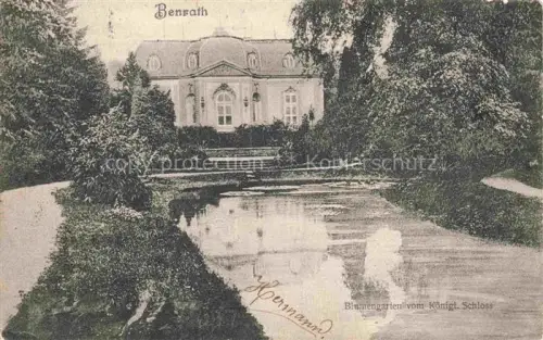 AK / Ansichtskarte Benrath Duesseldorf NRW Schloss-Benrath Binnengarten Schlosspark Teich Barockschloss Parkanlage