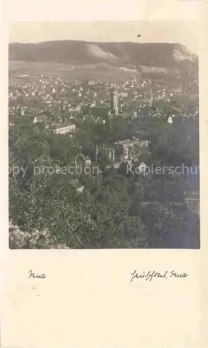AK / Ansichtskarte JENA  Thueringen Stadtpanorama Kirche Daecher Huegel Wald Altstadt