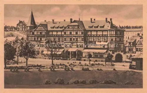 AK / Ansichtskarte Oberhof Thueringen Hoehen-Luftkurort Schlosshotel Thueringer-Wald Fachwerkhaus Hotel Turm