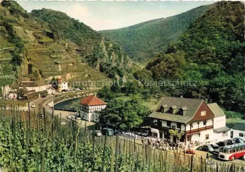 AK / Ansichtskarte Walporzheim Bad Neuenahr-Ahrweiler Rheinland-Pfalz Bauernschenke Weinberge Ahrtal Fachwerk Restaurant Tal Berge