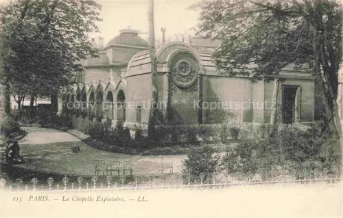 AK / Ansichtskarte PARIS 75 Chapelle-Expiatoire Kapelle Park Garten Baeume Stuehle