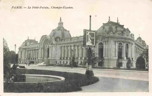 AK / Ansichtskarte PARIS 75 Petit-Palais Champs-Elysees Kuppel Saeulen Brunnen Teich Fassade Dach