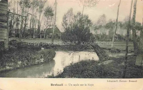 AK / Ansichtskarte Breteuil-sur-Noye CLERMONT 60 Oise Noye Saule Fluss Weide Baeume Wiese Bauernhaus