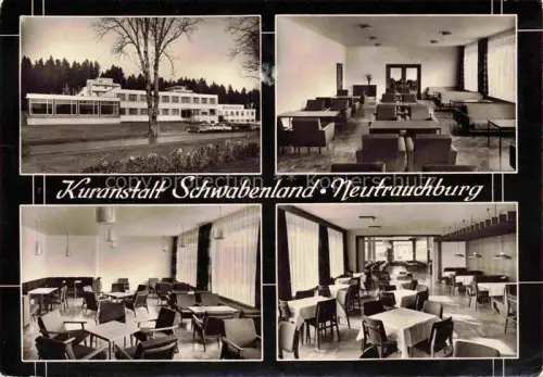AK / Ansichtskarte Neutrauchburg Isny Allgaeu Bayern Kuranstalt-Schwabenland Aufenthaltsraum Speisesaal Aussenansicht Mehrbild