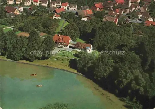 AK / Ansichtskarte Fischbach Friedrichshafen Bodensee BW Diakonissen-Erholungsheim Bodensee Ufer Boote Wohnhaeuser Garten Wald