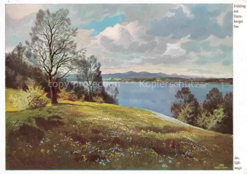 AK / Ansichtskarte SuessMAYR Josef Kuenstlerkarte Fruehling am Sternberger See 