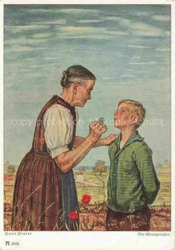 AK / Ansichtskarte DIETER Hans (1881-1968) Bodenseekuenstler Die Reichen 