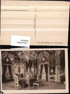 Schloss Herrenchiemsee Speisezimmer Innenansicht m. Tischlein deck dich