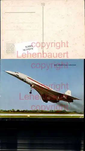 Aviaktik Flugzeug Concorde BAC Aerospatiale