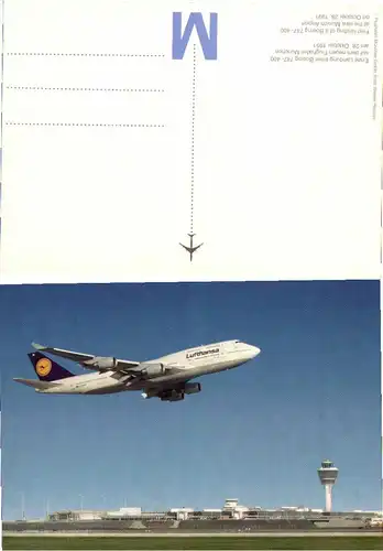 55868;München Flughafen Boeing 747-400 Lufthansa