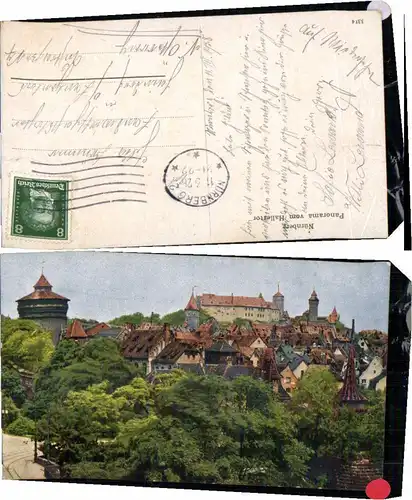 69193,Nürnberg Totale vom Hallertor 1910