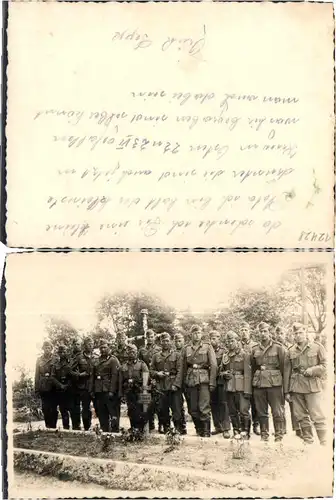 69739,Foto WW2 Soldaten Kriegsgrab Orden Einheit 24857