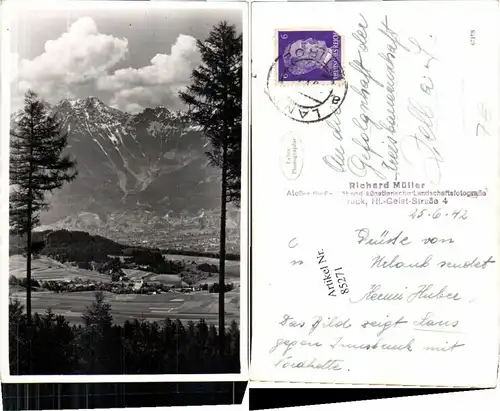 85271,Lans b. Innsbruck Ortsansicht 1940