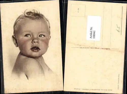 108941,Lotte Herrlich sign. Süsses Kind Baby Portrait Ballerini Fratini
