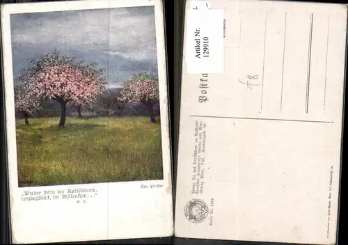 129910,Dt. Schulverein 1384 Otto Pfeiffer Apfelbäume Bäume 