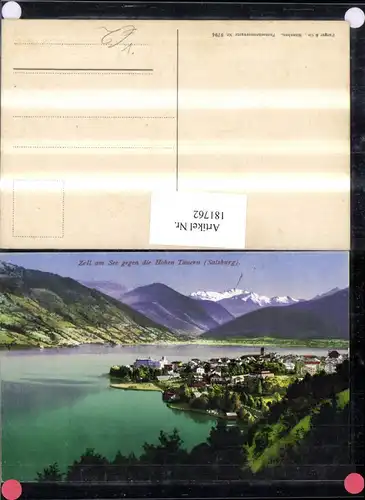 181762,Zell am See Totale geg. d. Hohen Tauern pub Purger & Co 