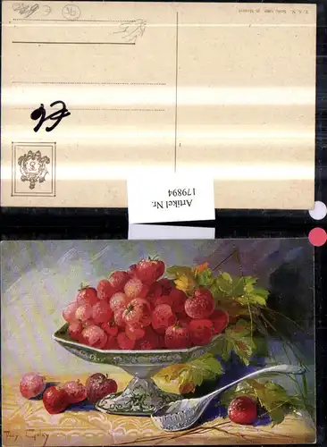 179894,Theo Stroefer Verlag 1488 Mary Golay Erdbeeren Erdbeere