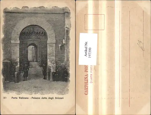 197390,Lazio Porta Vaticana Palazzo detto degli Svizzeri Vatikan 