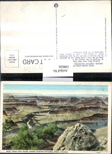 198626,Arizona Grand Canyon National Park West from Hopi Point
