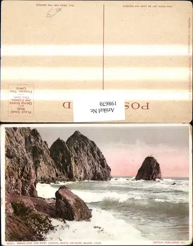 198670,California Santa Catalina Island Sugar Loaf and Surf Avalon Partie