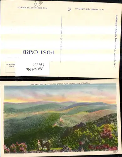 198885,Virginia Skyland Skyline Drive from Stony Man Mountain 