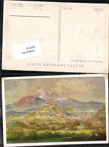 189552,Künstler AK Andreas Roth Salzburg von Parsch