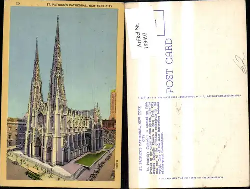 199493,New York City St Patricks Cathedral Kathedrale Kirche 