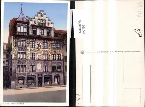 199750,Luzern Dornacherhaus Hausansicht