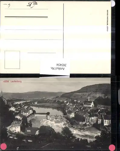 203454,Laufenburg Baden Totale Brücke Kt Aargau