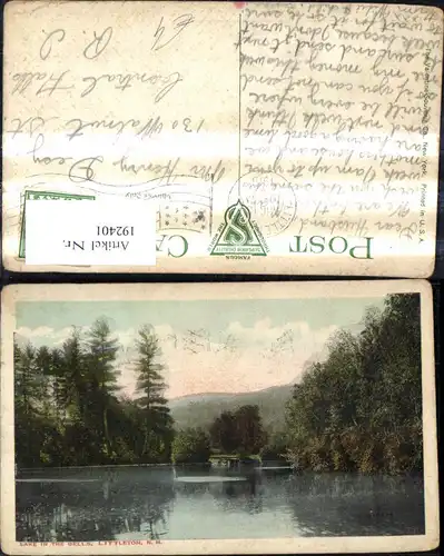 192401,New Hampshire Littleton Lake in the Dells 