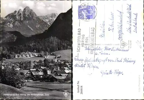 204818,Bad Häring Totale m. Kaisergebirge