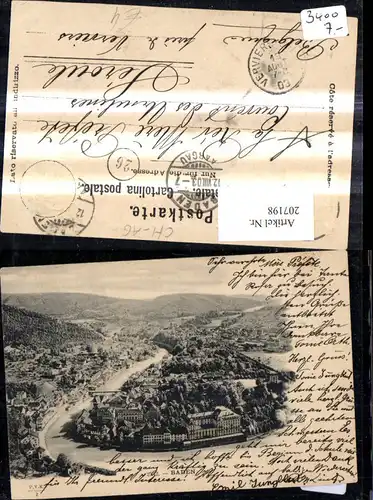 207198,Baden i. Schweiz Totale Kt Aargau