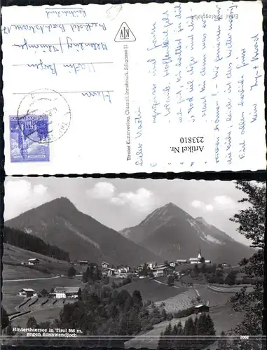 233810,Hinterthiersee in Tirol Totale geg. Sonnwendjoch