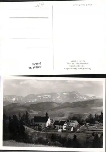 241638,Frauenkloster Wonnenstein m. Säntiskette in Niederteufen Kt Appenzell