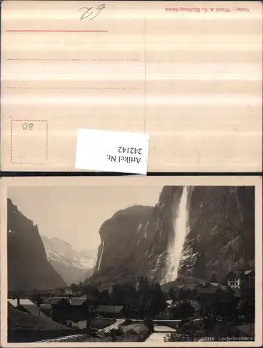 242142,Lauterbrunnen Wasserfall Kt Bern
