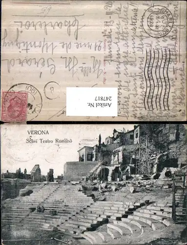 247817,Veneto Verona Scavi Teatro Romane Freilichttheater