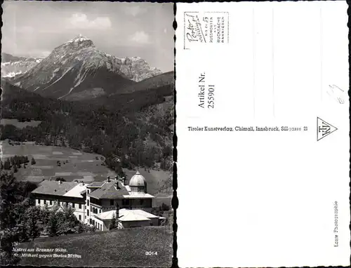 255901,Matrei am Brenner St. Michael Bildungshaus geg. Serles Bergkulisse