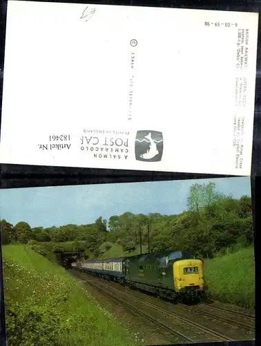 182461,Eisenbahn Zug Lokomotiven Train D9006 British Railways Eastern Region 