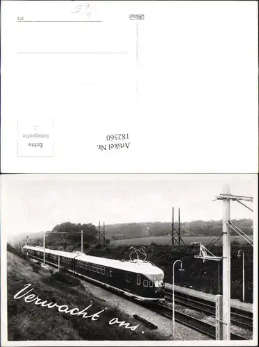 182560,Foto Ak Eisenbahn Zug Lokomotiven Train Verwacht ons 