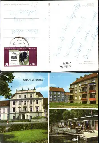 274574,Oranienburg Schloss Mathias-Thesen-Straße Lehnitzsee Mehrbildkarte pub VEB