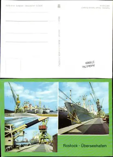 275009,Rostock Überseehafen Hafen Dampfer Schiffe Kran
