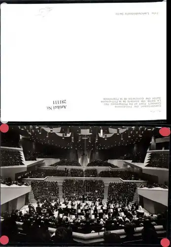 281111,Berlin Konzertsaal der Philharmonie Innenansicht