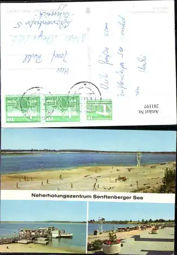 281197,Senftenberg Großkoschen Senftenberger See Strand Promenade Mehrbildkarte