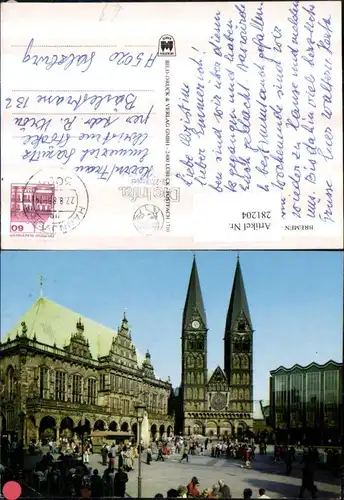 281204,Bremen Rathaus Dom und Parlament