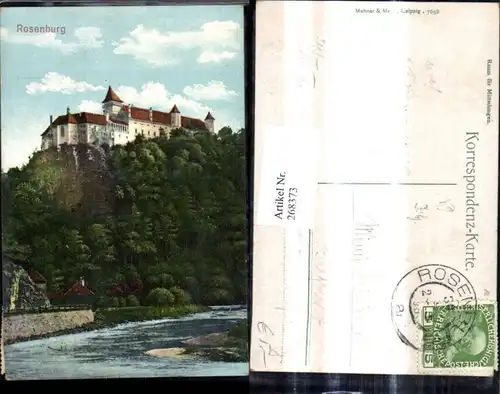 268373,Rosenburg b. Rosenburg-Mold Schloss Burg 